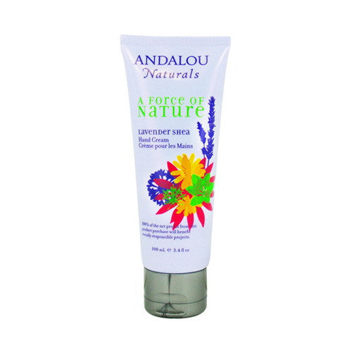 Andalou Naturals Hand Cream, Lavender Shea - 3.4 Oz